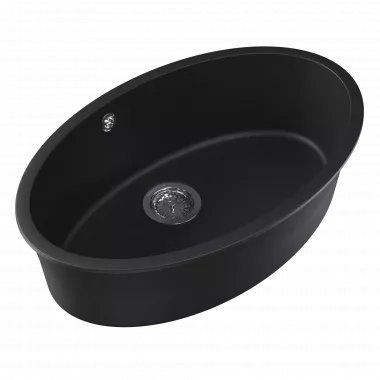 Мойка "Вега Овал", антрацит FS