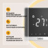 Терморегулятор для теплого пола C732 с led дисплеем, встраиваемый, цифровой, 3,5 кВт (белый)