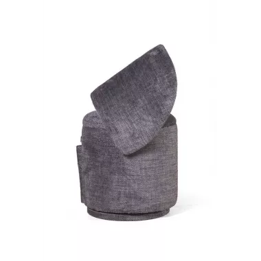 Пуф с кручением Bubble, микромех Rozy dark grey