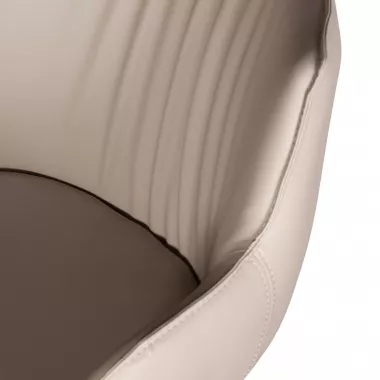Стул полубарный Sofia, иск.кожа soft-touch, серый