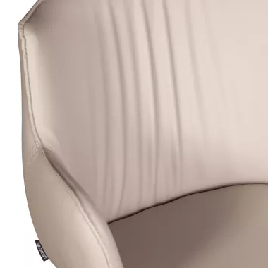 Стул полубарный Sofia, иск.кожа soft-touch, серый