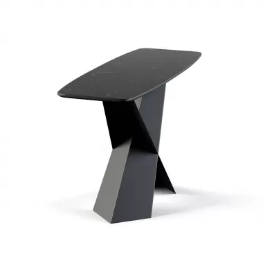 Консоль Tyler 130 керамика матовая, черная